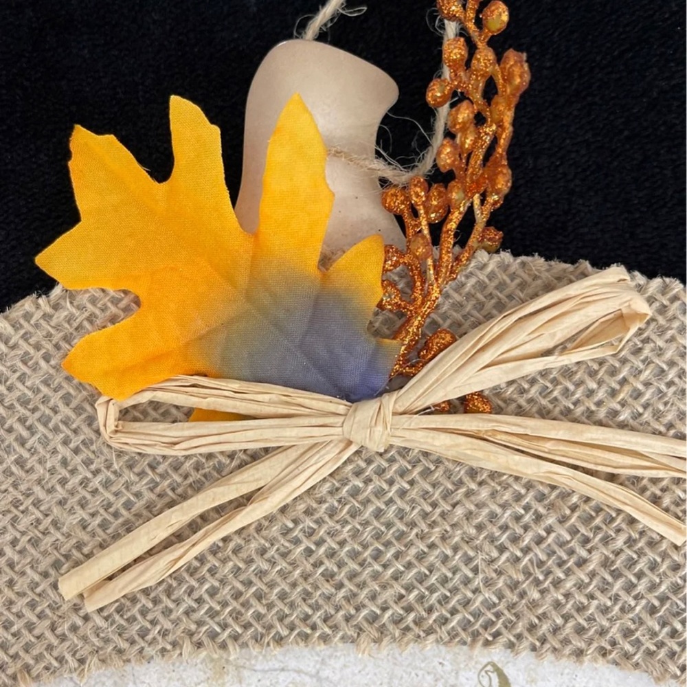 NWOT Hand Crafted “Fall” Wall Hangings x2 - Picture 8 of 11